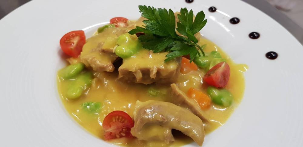 plat en sauce